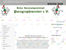 Tablet Screenshot of kkg-paragraphenreiter.de